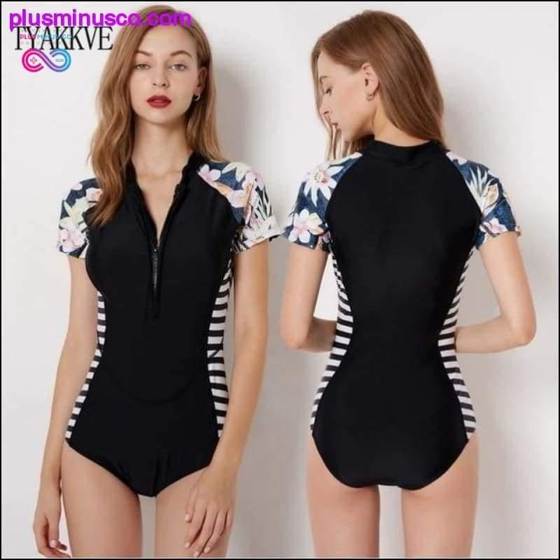 2020 New Rashguard Long Sleeve Swimsuit One Piece Print Surf - plusminusco.com