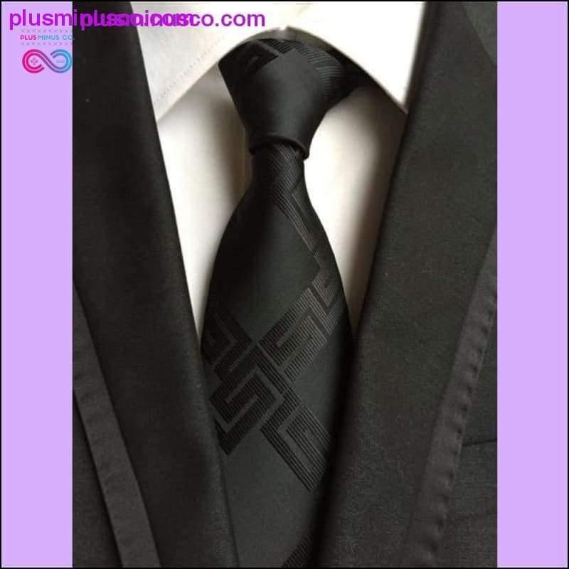 8 CM Classic 100% Silk Floral Polka Dots Men Tie || - plusminusco.com