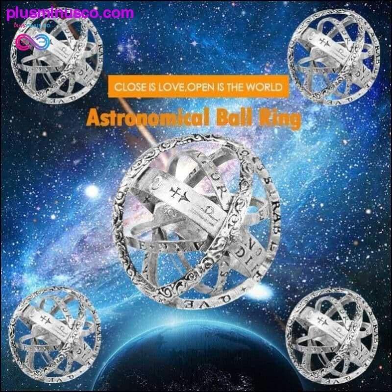 Astronomical Sphere Ball Cosmic Ring for Couples - plusminusco.com