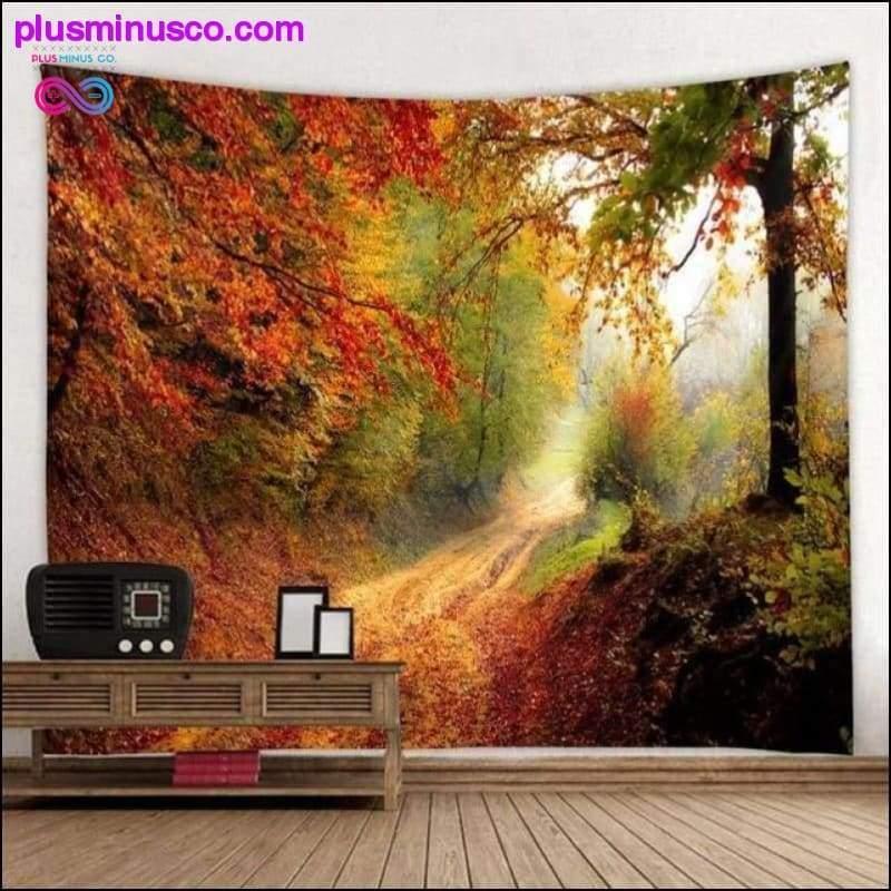 Beautiful Natural Forest Printed Large Wall Tapestry Cheap - plusminusco.com