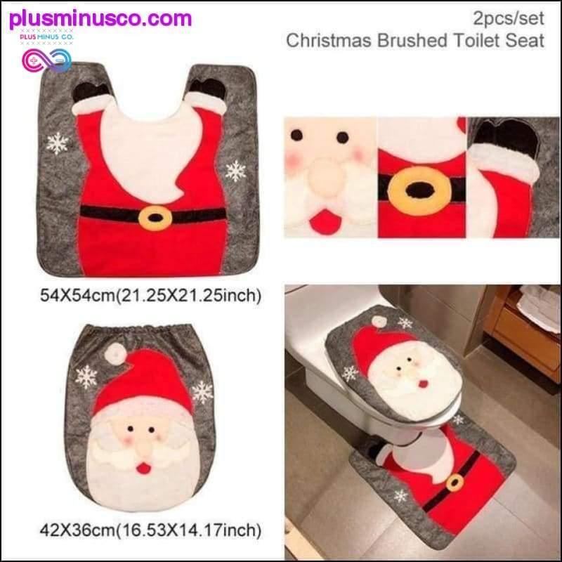 Christmas Decorations for your Bathroom Curtains, Mat and - plusminusco.com