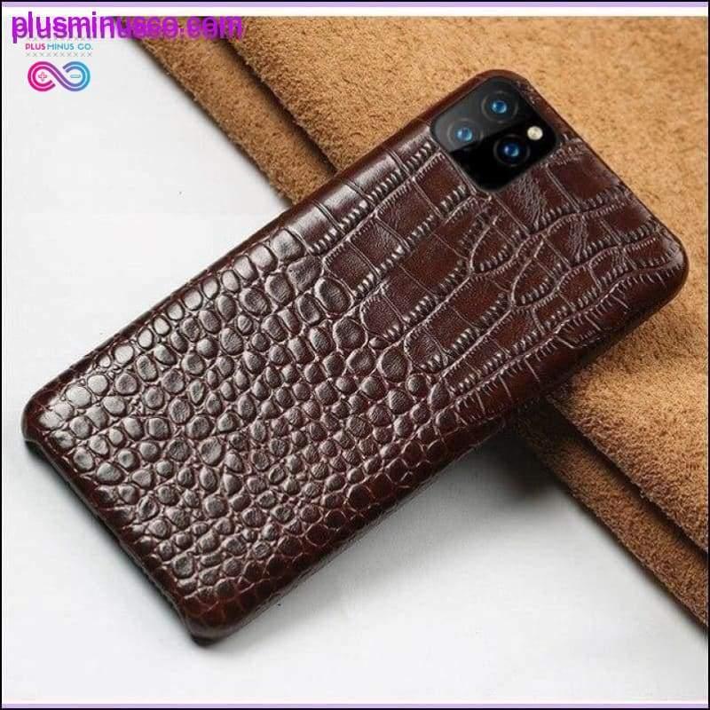Crocodile Skin Phone Case For iPhone 11 11 Pro XR XS Max X - plusminusco.com