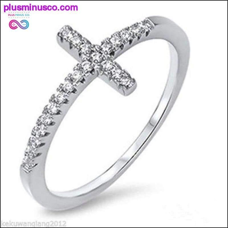 Exquisite Silver Plated Ring for Women Eternity Christian - plusminusco.com