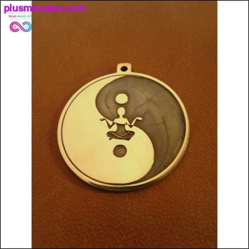 Handmade & Etched Yin Yang Buddha Necklace - plusminusco.com