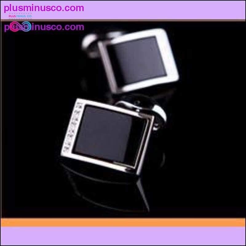 High Quality and Trendy Red Crystal Luxury Cufflinks for Men - plusminusco.com