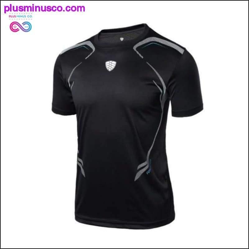 Men Clothing Activewear T-Shirt Breathable Quick-Drying - plusminusco.com