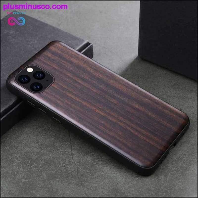 Skull Black Ebony Wood Phone Case for iPhone 11 Flower - plusminusco.com