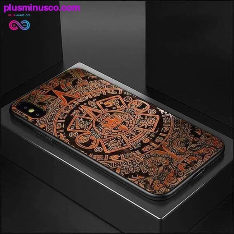 Slim Wood Back Cover TPU iPhone 11 Case || PlusMinusco.com - plusminusco.com