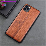 Slim Wood Back Cover TPU iPhone 11 Case || PlusMinusco.com - plusminusco.com