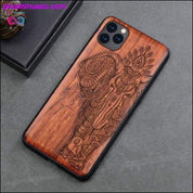 Slim Wood Back Cover TPU iPhone 11 Case || PlusMinusco.com - plusminusco.com