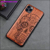 Slim Wood Back Cover TPU iPhone 11 Case || PlusMinusco.com - plusminusco.com