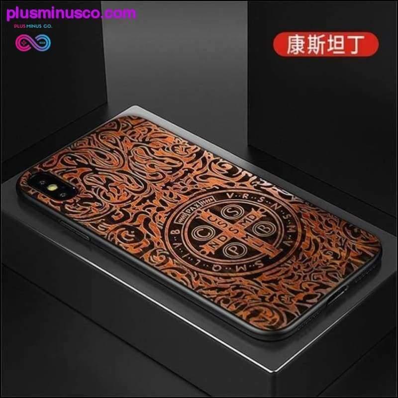 Slim Wood Back Cover TPU iPhone 11 Case || PlusMinusco.com - plusminusco.com
