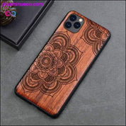 Slim Wood Back Cover TPU iPhone 11 Case || PlusMinusco.com - plusminusco.com