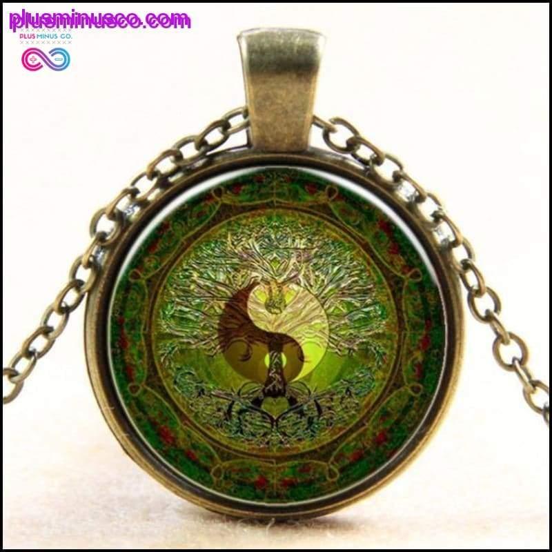Tree Of Life Yin Yang Pendant Necklace - plusminusco.com