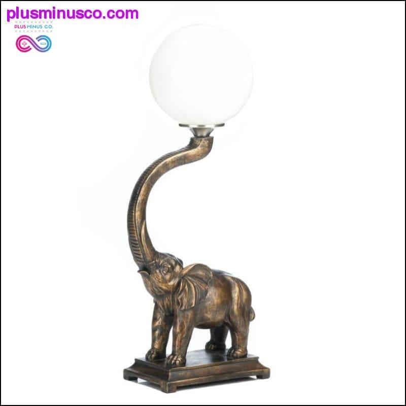 Trumpeting Elephant Globe Lamp - plusminusco.com