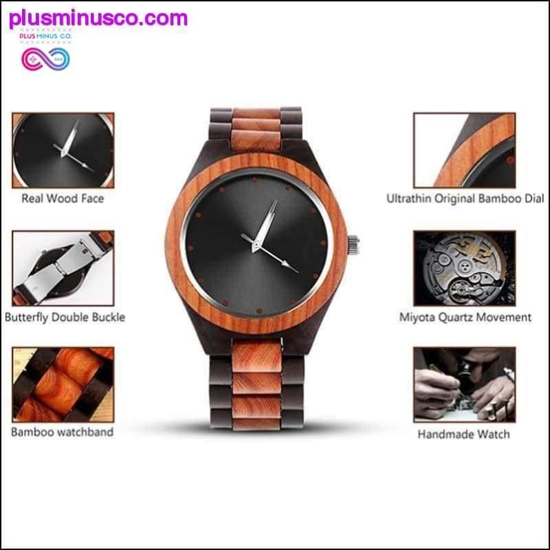 Unique Wood Wrist Watch - plusminusco.com