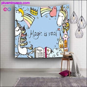 Wall Hanging Cute Unicorn Tapestry/Yoga Mat/Beach Towel - plusminusco.com