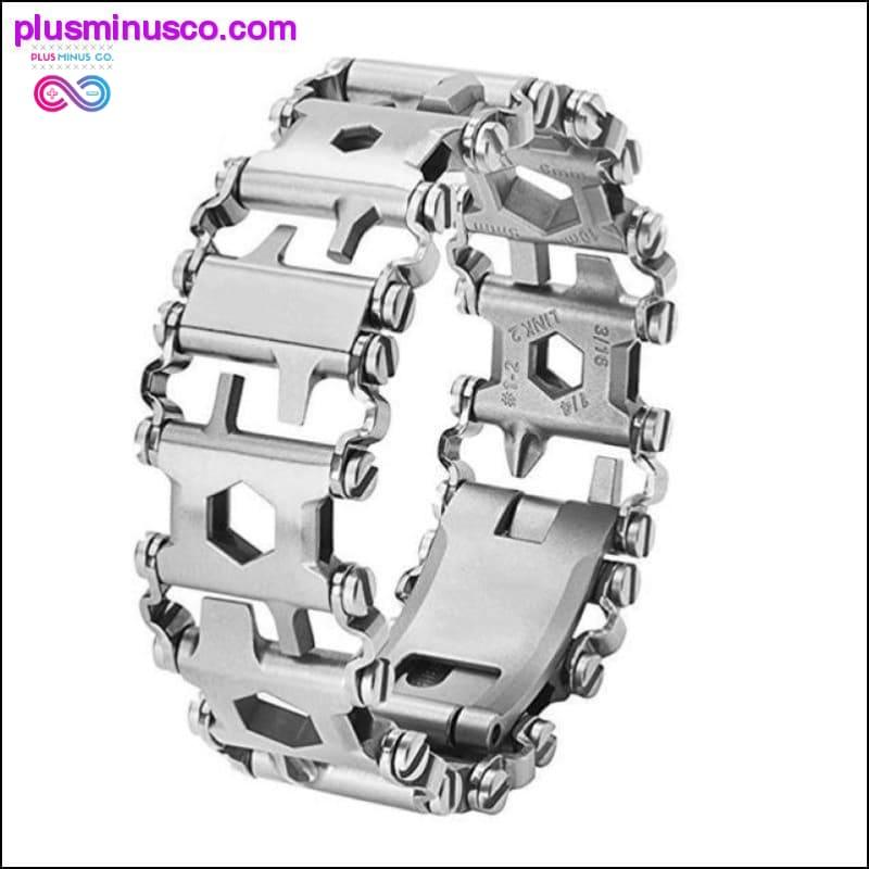 Wearable Stainless Steel Multi Tool Bracelet - plusminusco.com