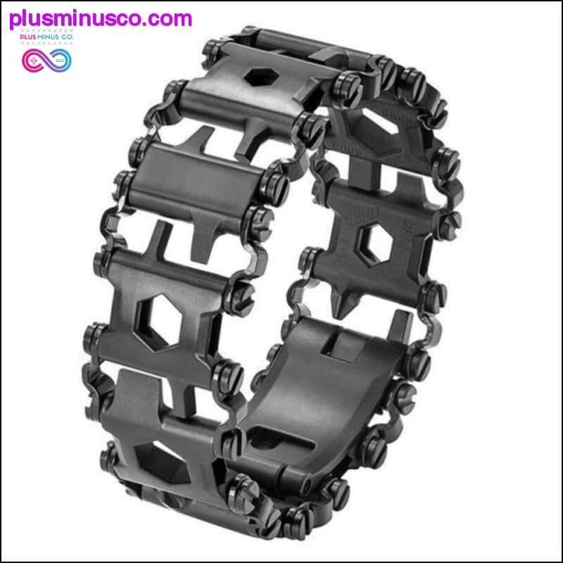 Wearable Stainless Steel Multi Tool Bracelet - plusminusco.com
