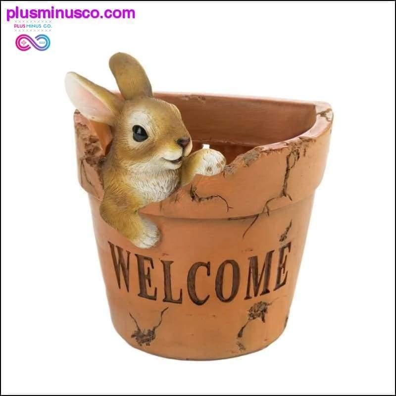 Welcoming Bunny Planter ll PlusMinusco.com - plusminusco.com