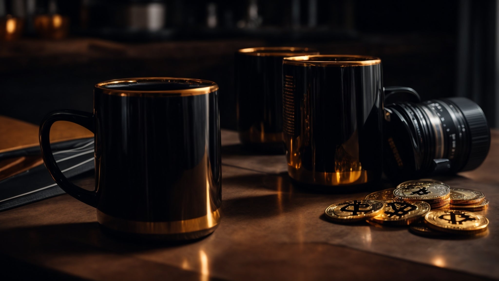 Embrace the Crypto Lifestyle with Bitcoin Black Mugs and Trendy Merchandise
