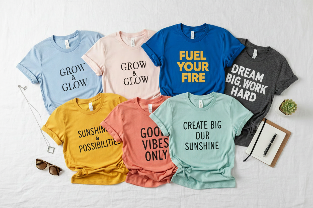 Wear Your Motivation: The Best Inspirational Tee Designs for Every Kind of Day