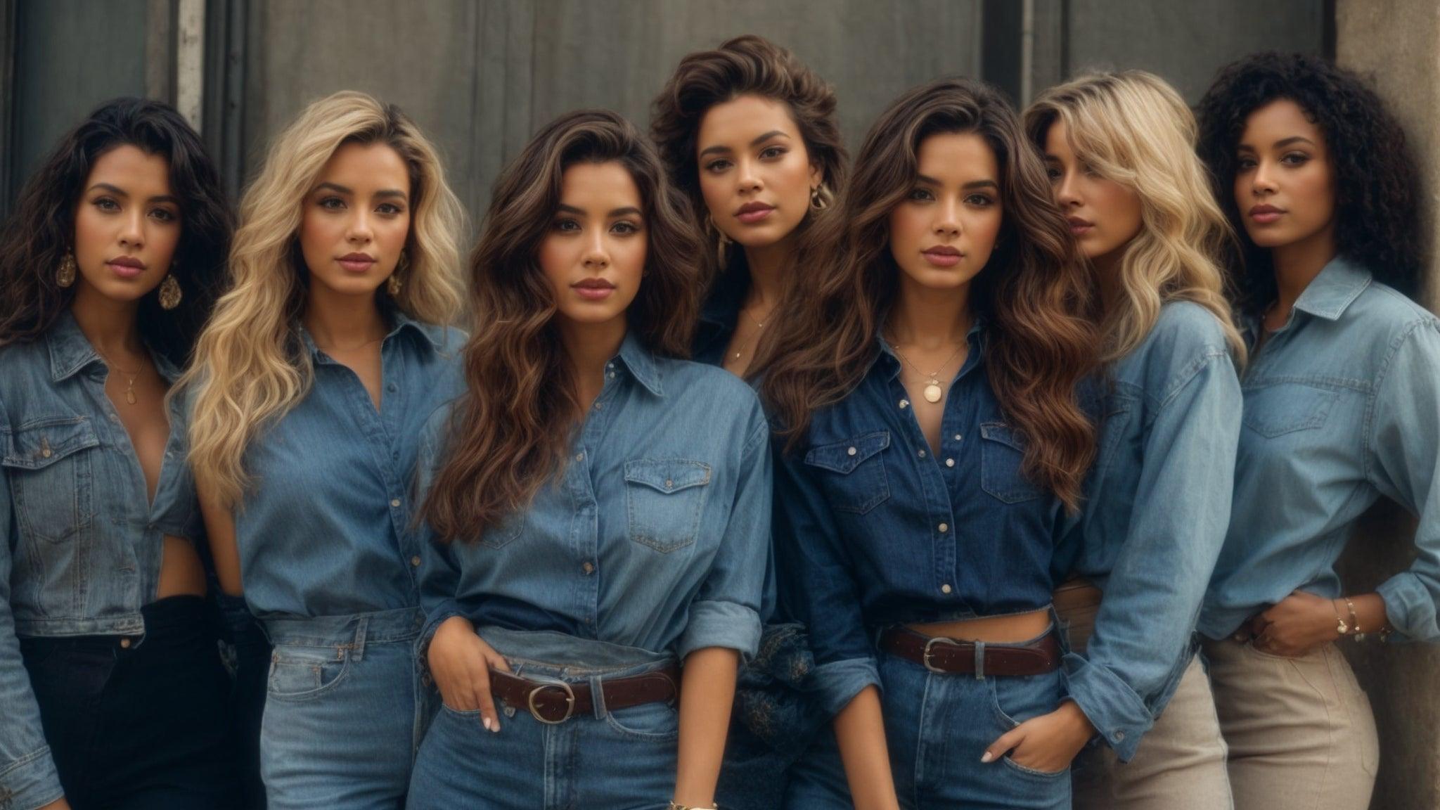 Rock the Vintage Look with These 10 Women's Denim Blouses! - plusminusco.com