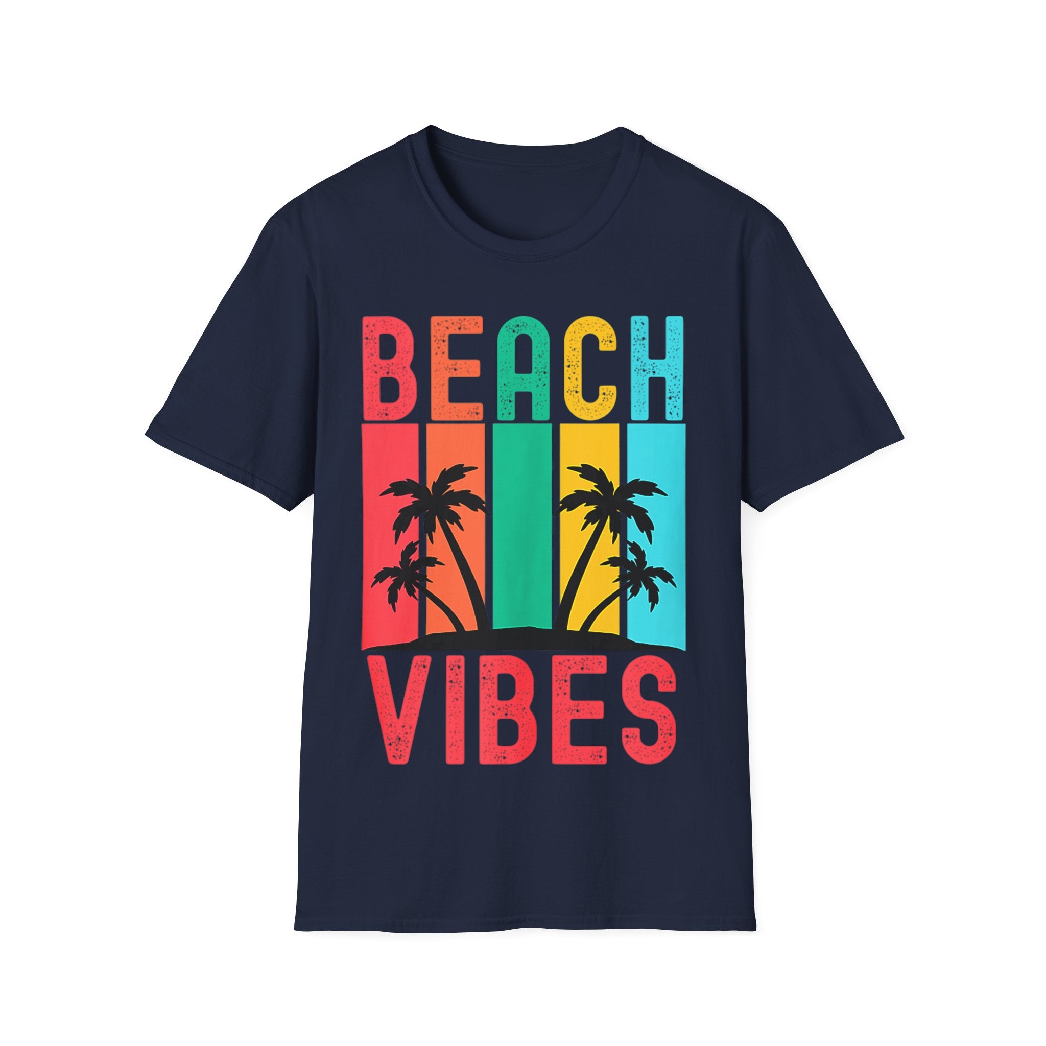 تي شيرت Beach Vibes Retro Vintage Sunset Palm Trees Summer Tank Top - plusminusco.com