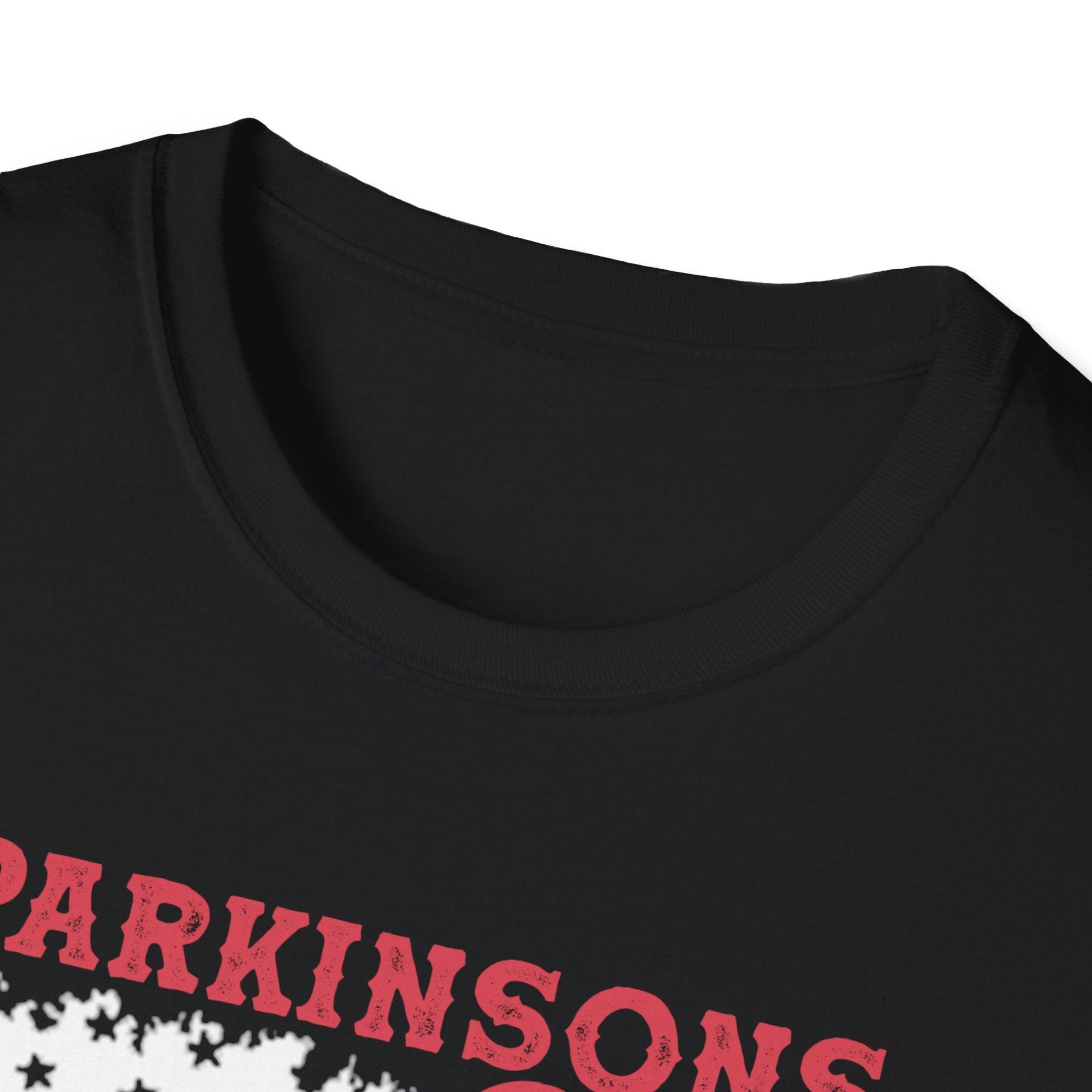 Parkinson's Awareness American Flag T-Shirts, Parkinson's Disease Awareness ,Parkinson's Awareness Gift Warrior, Parkinson's Silver Ribbon Cotton, Crew neck, DTG, Men's Clothing, Regular fit, T-shirts, Women's Clothing - plusminusco.com