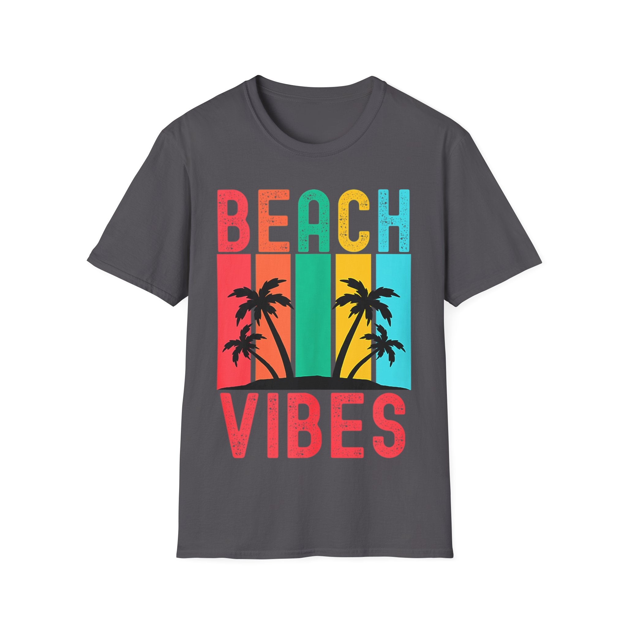 Beach Vibes Retro Vintage Sunset Palm Trees Letné tielko - plusminusco.com
