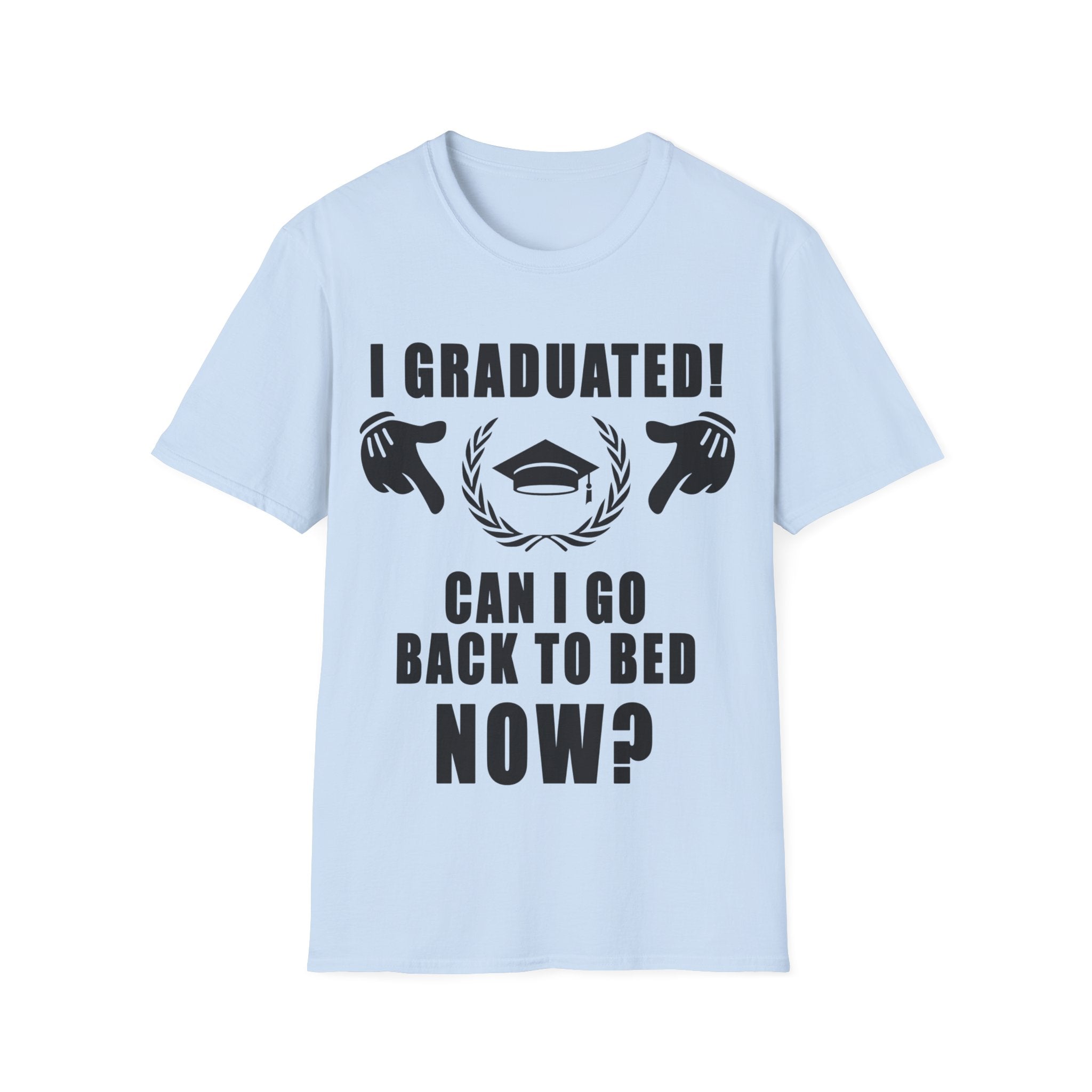 Aš baigiau! Ar galiu dabar grįžti į lovą? Marškinėliai, 2022 m. absolventai, 2022 m. baigimas, 2022 m. vyresnioji klasė, XNUMX m. baigimo marškinėliai, mokyklos pasididžiavimo mokykla – plusminusco.com