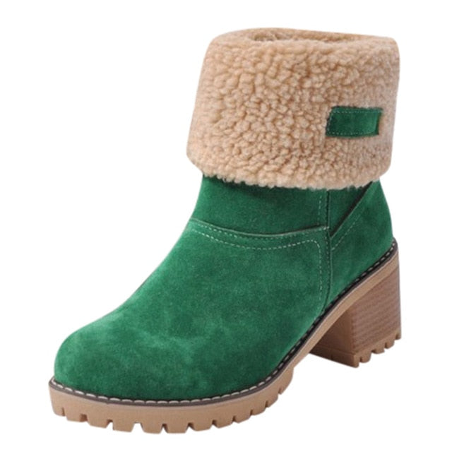 Женске ципеле чизме за снег Женске зимске патике Флоцк топле чизме Мартинас чизме за снег