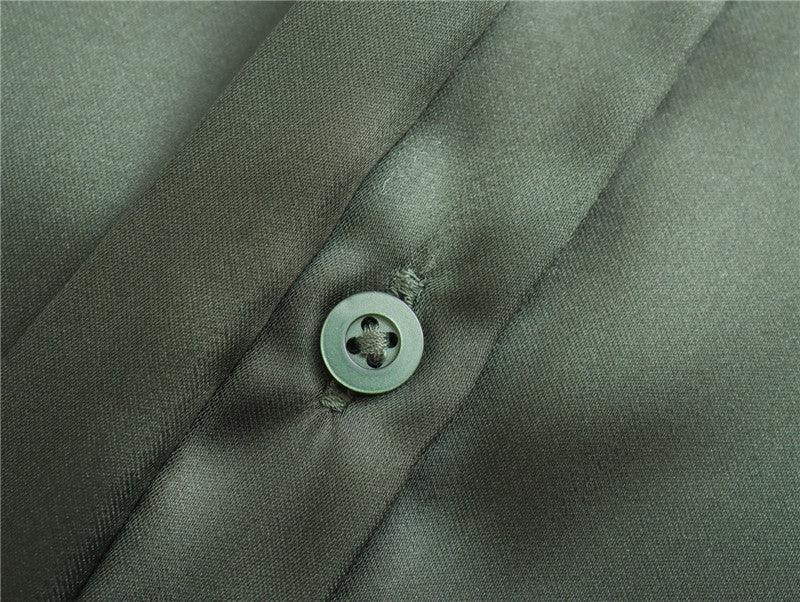 Autumn Fashion 2 Piece Sets Solid Women Wide Pants Wrist Sleeve Female Loose Shirt Suits Y2k Vintage - plusminusco.com