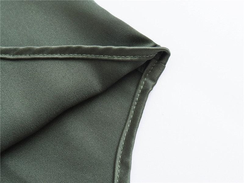 Autumn Fashion 2 Piece Sets Solid Women Wide Pants Wrist Sleeve Female Loose Shirt Suits Y2k Vintage - plusminusco.com