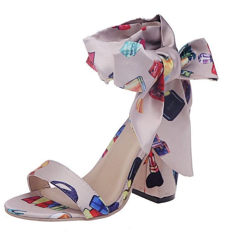 Fashion Open Toe Block Heel Sandals Women's Summer Strap - plusminusco.com