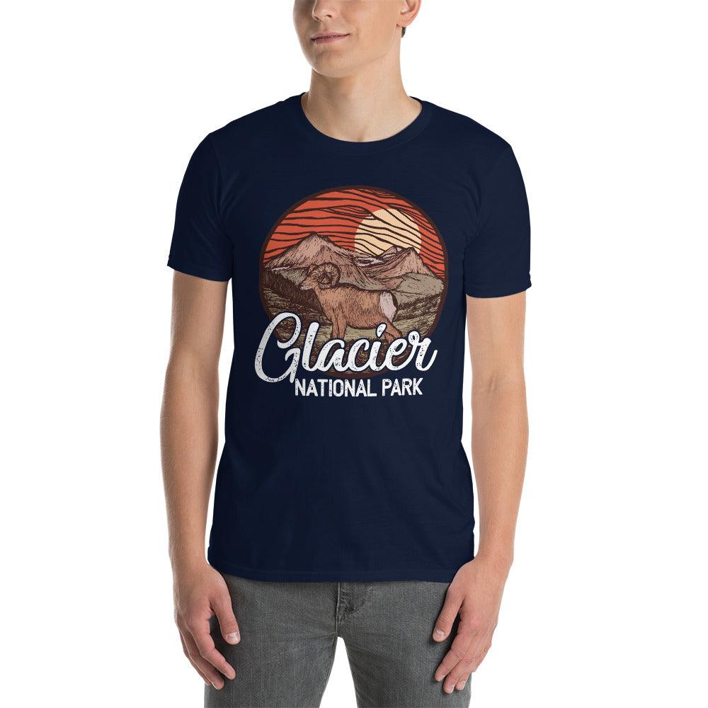 glacier national park Montana's Rocky Mountains t-shirt - plusminusco.com