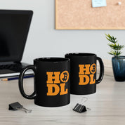 HODL Bitcoin Black Mug (11oz, 15oz) 11oz, Back-to-School, Black base, Ceramic, Coffee Mugs, Glossy, Home & Living, Mugs, Seasonal Picks, Sublimation - plusminusco.com