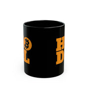 HODL Bitcoin Black Mug (11oz, 15oz) 11oz, Back-to-School, Black base, Ceramic, Coffee Mugs, Glossy, Home & Living, Mugs, Seasonal Picks, Sublimation - plusminusco.com