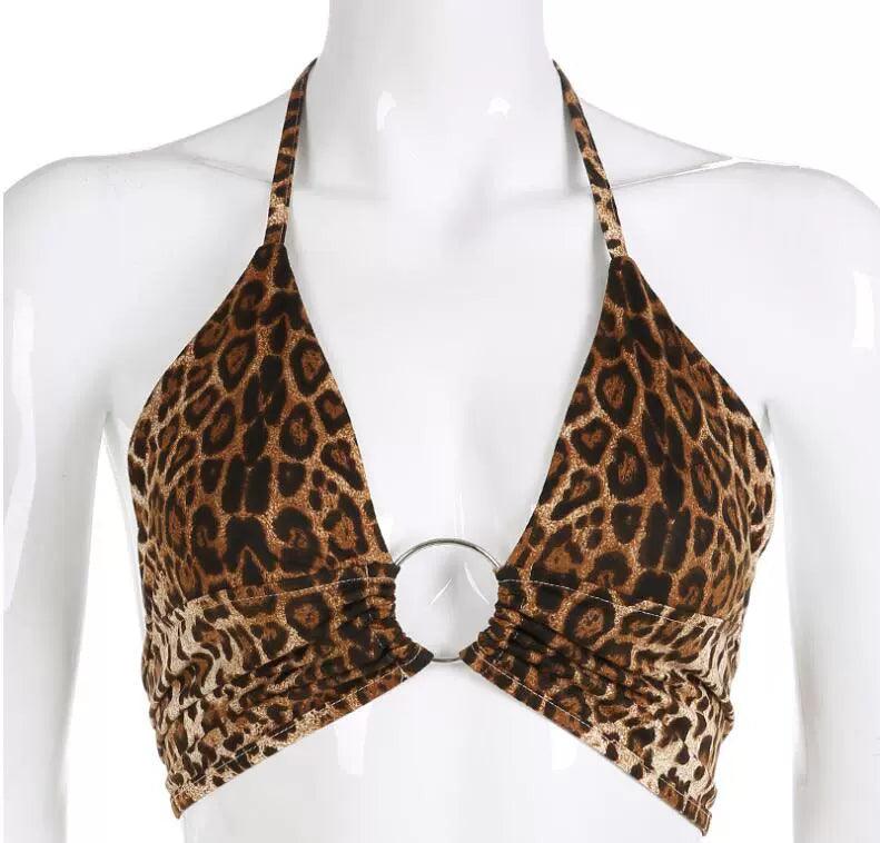 Internet Celebrity Instagram Holiday Street Shot V-neck Ring Lace-up Halterneck - plusminusco.com