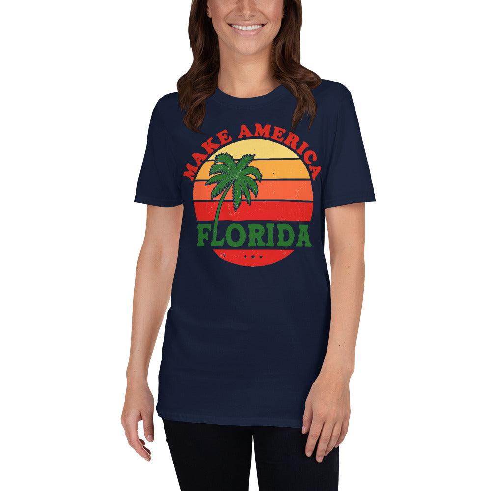 Padarykite america florida unisex marškinėlius - plusminusco.com