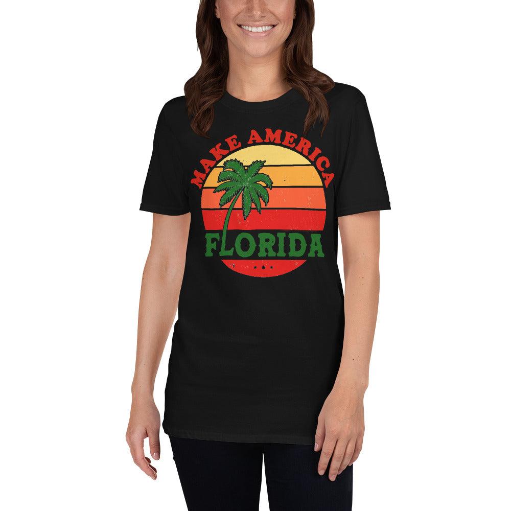 Сделать футболку унисекс «Америка Флорида» - plusminusco.com