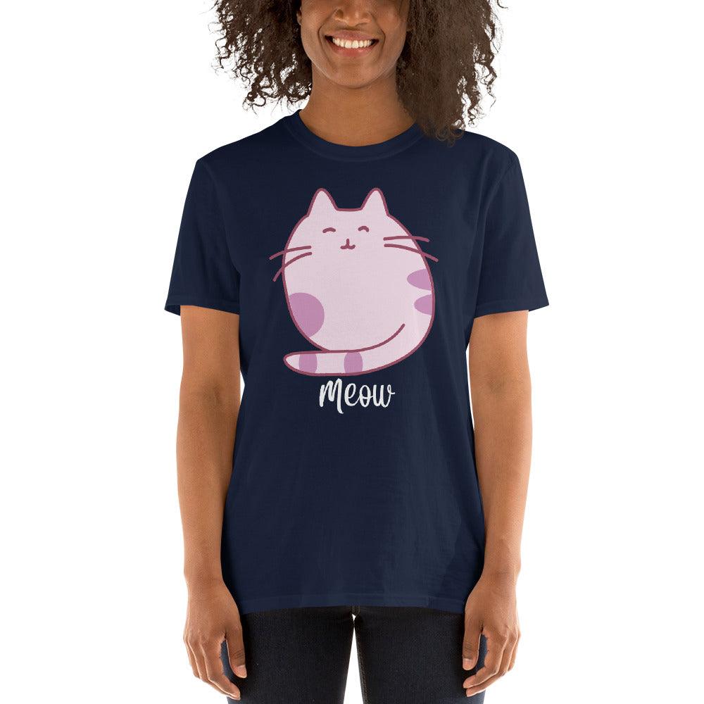Camiseta unissex Meow Cat amante - plusminusco.com