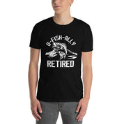 ofishally retired, ofishally the best dad ever t-shirt - plusminusco.com