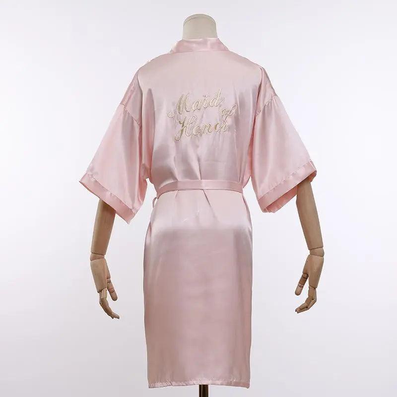 Pernikahan Pengantin Pengiring Pengantin Jubah Gaun Berpakaian Wanita Jubah Mandi Baju Tidur Pendek Baju Tidur Kasual Bunga Kimono Geisha ML XL - plusminusco.com