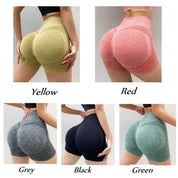 Women Yoga Shorts High Waist Workout Shorts Fitness Yoga Lift Butt Fitness Ladies Yoga Gym Running Short Pants Sportswear - plusminusco.com