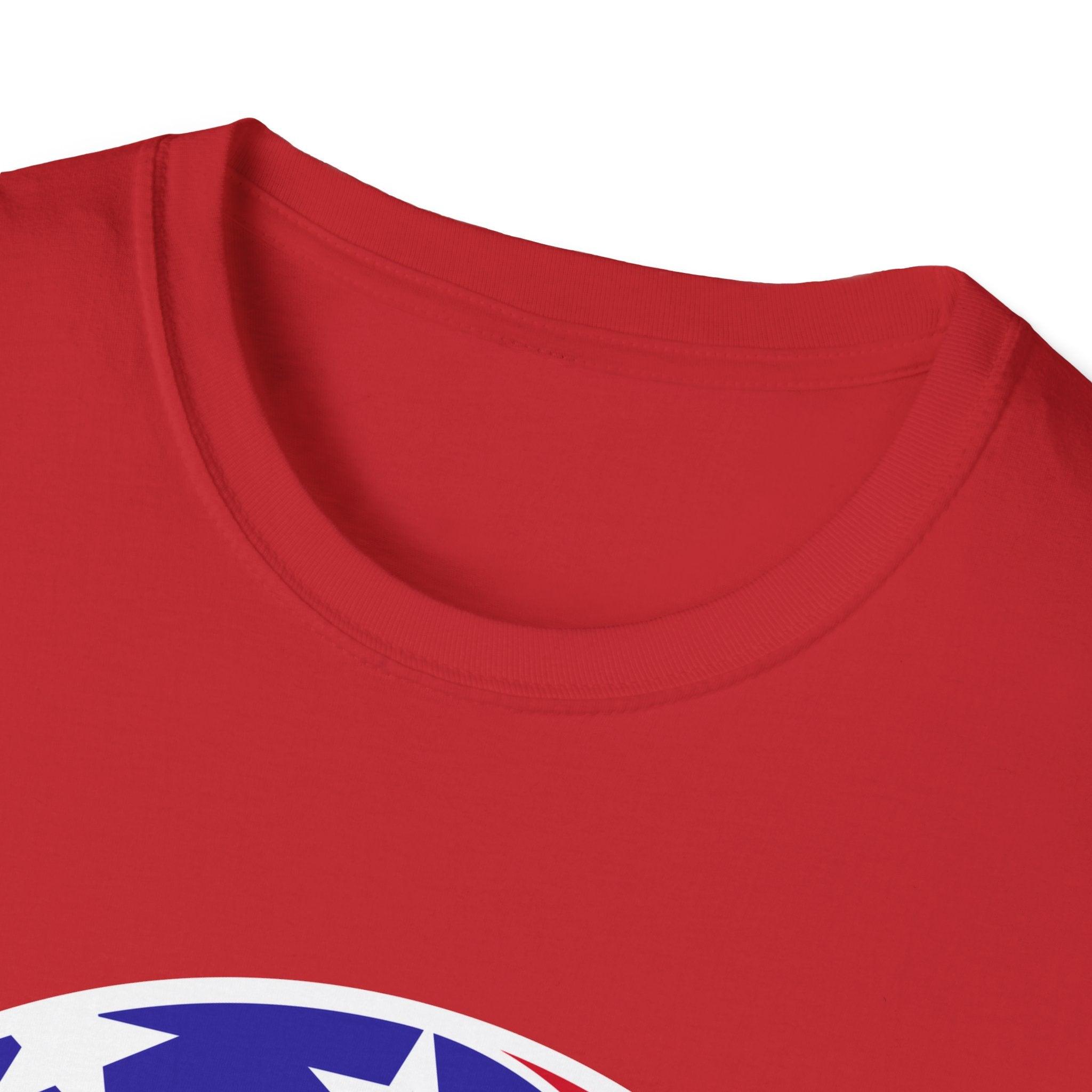 Yin YANG American flag Unisex Softstyle T-Shirt Crew neck, DTG, Men's Clothing, Regular fit, T-shirts - plusminusco.com