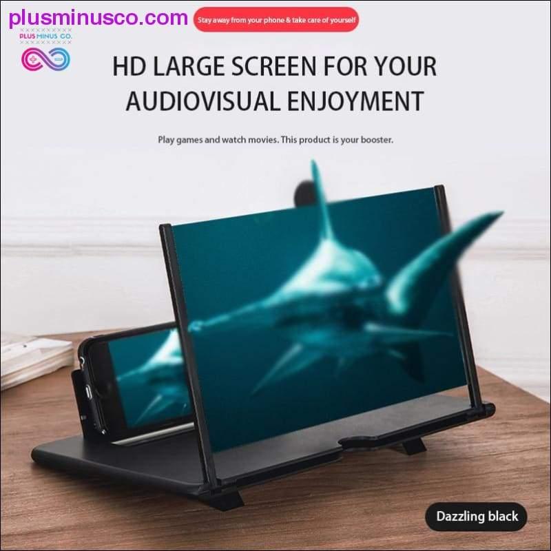 10-цалевы 3D-ўзмацняльнік экрана тэлефона Лупа для мабільнага тэлефона - plusminusco.com