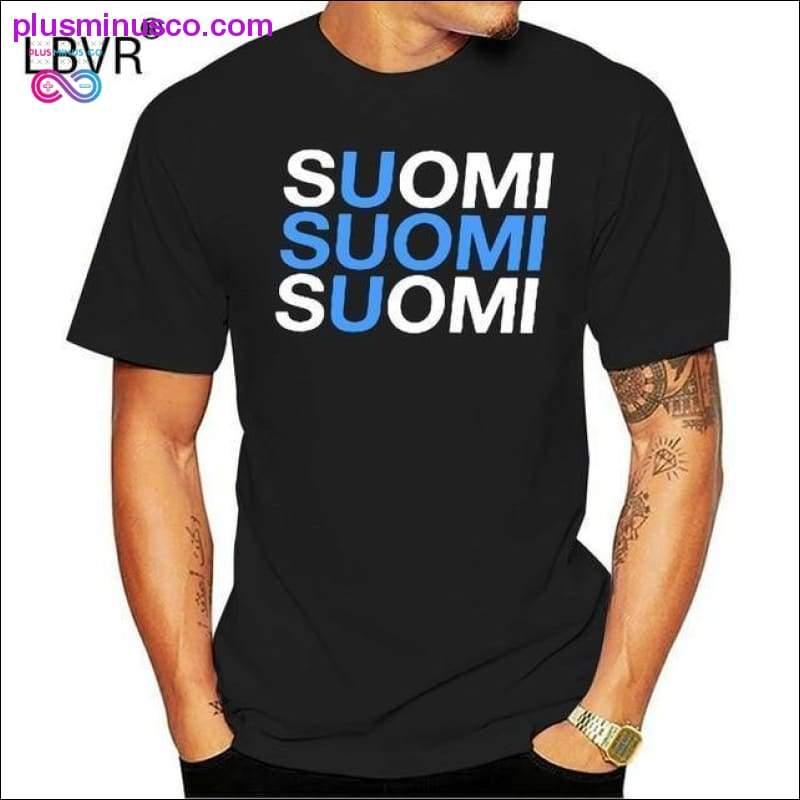 100 % bomuld O-hals Custom Printed T-shirt til mænd FINLAND Kvinder - plusminusco.com