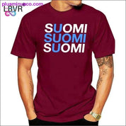 100% бавовна, чоловіча футболка з круглим вирізом і принтом на замовлення, FINLAND Women - plusminusco.com