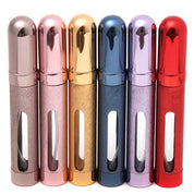 12 ml Taşınabilir Parfüm Kozmetik Kapları Mini Alüminyum Seyahat Parfüm Atomizer Kendinden Pompalı Doldurulabilir Dispenser Sprey Şişeleri - plusminusco.com